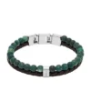 Pulsera de cuero marrón con cuentas Townsman Pulsera de cuero marrón con cuentas Townsman