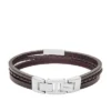 Pulsera de cuero marrón de varias vueltas Townsman Pulsera de cuero marrón de varias vueltas Townsman
