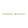 Pulsera de identificación Ellis de acero inoxidable dorado