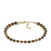 Pulsera de varias vueltas con ojo de tigre marrón Pulsera de varias vueltas con ojo de tigre marrón