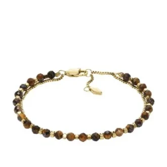 Pulsera de varias vueltas con ojo de tigre marrón Pulsera de varias vueltas con ojo de tigre marrón