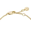 Pulsera Ellis de latón dorado con formas mixtas Pulsera Ellis de latón dorado con formas mixtas