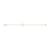 Pulsera Ellis de latón dorado con formas mixtas Pulsera Ellis de latón dorado con formas mixtas