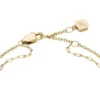 Pulsera Ellis Shaky Glitz de acero inoxidable dorado con múltiples hilos