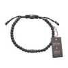 Pulsera Everett de hematita y piedra de lava negra Pulsera Everett de hematita y piedra de lava negra