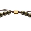 Pulsera Galaxy Beads con cuentas de pirita gris Pulsera Galaxy Beads con cuentas de pirita gris