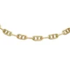 Pulsera Heritage Crest con cadena de latón dorado y nácar