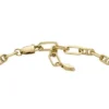 Pulsera Heritage Crest con cadena de latón dorado y nácar