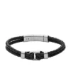 Pulsera Heritage D-Link de cuero negro Pulsera Heritage D-Link de cuero negro