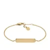 Pulsera identificativa Sadie de acero inoxidable dorado