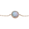 Pulsera Merrit Classic de acero inoxidable en tono oro rosa con nácar Pulsera Merrit Classic de acero inoxidable en tono oro rosa con nácar