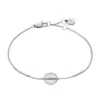Pulsera Merrit Timeless con nácar y acero inoxidable plateado