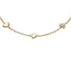 Pulsera Sutton Heartbeat de latón dorado Pulsera Sutton Heartbeat de latón dorado