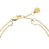 Pulsera Sutton Horseshoe de acero inoxidable dorado con múltiples vueltas