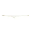 Pulsera Sutton Horseshoe de acero inoxidable dorado con múltiples vueltas