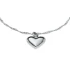 Pulsera Sutton Legacy Heart de acero inoxidable con cadena giratoria