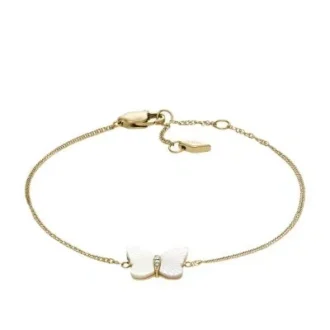 Pulsera Sutton Radiant Wings con cadena y mariposa de nácar blanco Pulsera Sutton Radiant Wings con cadena y mariposa de nácar blanco