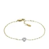 Pulsera Sutton Tokens Of Affection con cadena de acero inoxidable en dos tonos Pulsera Sutton Tokens Of Affection con cadena de acero inoxidable en dos tonos