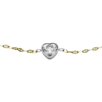 Pulsera Sutton Tokens Of Affection con cadena de acero inoxidable en dos tonos Pulsera Sutton Tokens Of Affection con cadena de acero inoxidable en dos tonos
