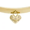 Pulsera tipo esclava con corazón de acero inoxidable dorado Sadie All My Love Pulsera tipo esclava con corazón de acero inoxidable dorado Sadie All My Love