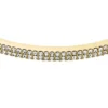 Pulsera tipo esclava Ellis Pavé Glitz de acero inoxidable dorado