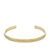 Pulsera tipo esclava Harlow Linear Texture en acero inoxidable dorado