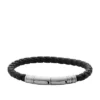 Pulsera Townsman Vintage Casual de cuero trenzado marrón Pulsera Townsman Vintage Casual de cuero trenzado marrón