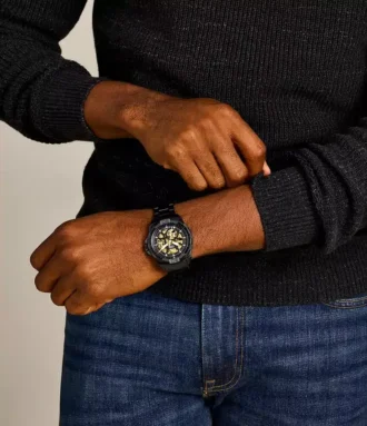 Reloj automático Bronson de acero inoxidable negro Reloj automático Bronson de acero inoxidable negro