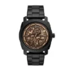 Reloj automático de acero inoxidable negro Reloj automático de acero inoxidable negro