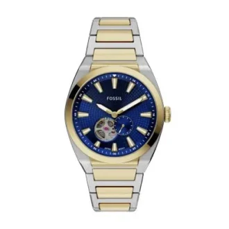 Reloj automático Everett de acero inoxidable en dos tonos