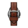 Reloj Bronson Chronograph marrón con correa de piel LiteHide™ Reloj Bronson Chronograph marrón con correa de piel LiteHide™