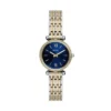Reloj Carlie de acero inoxidable bicolor con tres agujas Reloj Carlie de acero inoxidable bicolor con tres agujas