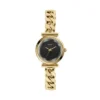Reloj Carlie de acero inoxidable dorado con tres agujas Reloj Carlie de acero inoxidable dorado con tres agujas