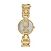 Reloj Carlie de acero inoxidable dorado con tres agujas Reloj Carlie de acero inoxidable dorado con tres agujas