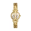 Reloj Carlie de acero inoxidable dorado con tres agujas Reloj Carlie de acero inoxidable dorado con tres agujas