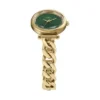 Reloj Carlie de acero inoxidable dorado con tres agujas Reloj Carlie de acero inoxidable dorado con tres agujas