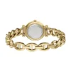 Reloj Carlie de acero inoxidable dorado con tres agujas Reloj Carlie de acero inoxidable dorado con tres agujas
