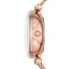 Reloj Carlie Mini automático con malla de acero inoxidable en tono oro rosa Reloj Carlie Mini automático con malla de acero inoxidable en tono oro rosa