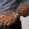 Reloj Carraway automático con correa de piel de cocodrilo marrón Reloj Carraway automático con correa de piel de cocodrilo marrón