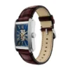 Reloj Carraway automático con correa de piel de cocodrilo marrón Reloj Carraway automático con correa de piel de cocodrilo marrón
