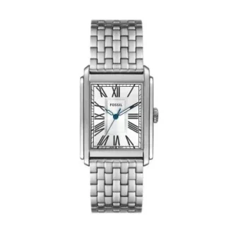 Reloj Carraway de acero inoxidable con tres agujas
