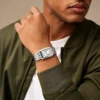Reloj Carraway de acero inoxidable con tres agujas Reloj Carraway de acero inoxidable con tres agujas