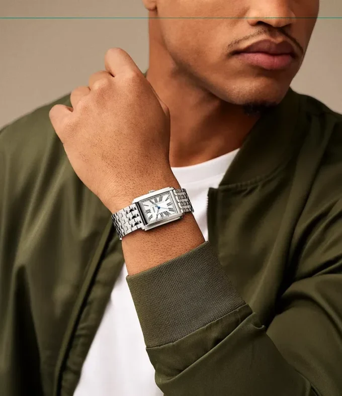 Reloj Carraway de acero inoxidable con tres agujas Reloj Carraway de acero inoxidable con tres agujas