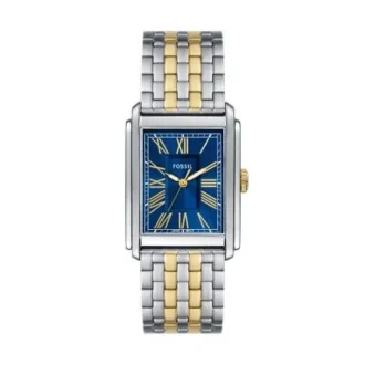 Reloj Carraway de acero inoxidable de dos tonos y tres agujas