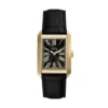 Reloj Carraway de tres agujas con correa de piel de cocodrilo negra Reloj Carraway de tres agujas con correa de piel de cocodrilo negra