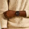 Reloj Copeland de 42 mm con tres agujas y correa de cuero marrón Reloj Copeland de 42 mm con tres agujas y correa de cuero marrón