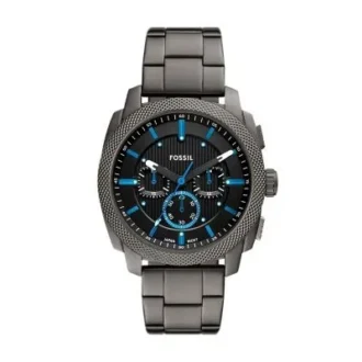 Reloj cronógrafo de acero inoxidable ahumado