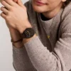 Reloj cronógrafo Everett con correa de cuero marrón Reloj cronógrafo Everett con correa de cuero marrón