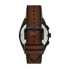 Reloj cronógrafo Everett con correa de cuero marrón Reloj cronógrafo Everett con correa de cuero marrón