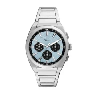 Reloj cronógrafo Everett de acero inoxidable
